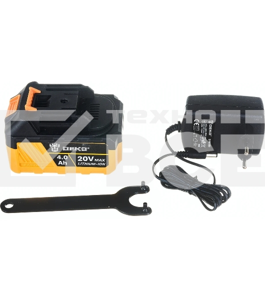 Углошлифовальная машина Deko DKAG20-125 8500об/мин рез.шпин.:M15 d=126мм