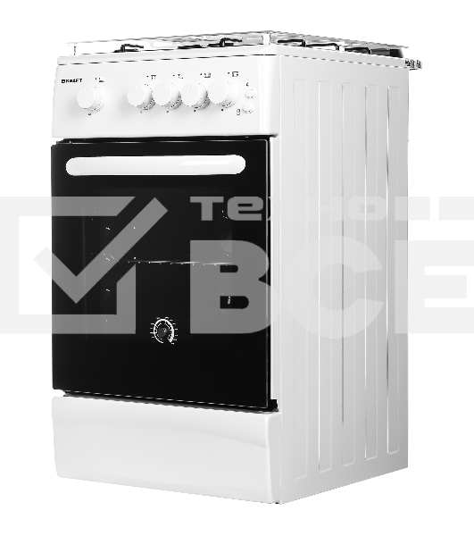 Газовая плита  Kraft KF-FSK5404AGWG