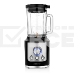 Блендер стационарный BRAYER BR1200BK 1800 Вт, стекл., 1,8 л, 6 титан. ножей, импульс, колка льда, серебристо-черный, фото 1