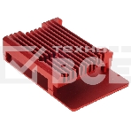 Корпус Qumo Aluminum case without fan, Raspberry Pi 4, red(RS004), фото 1