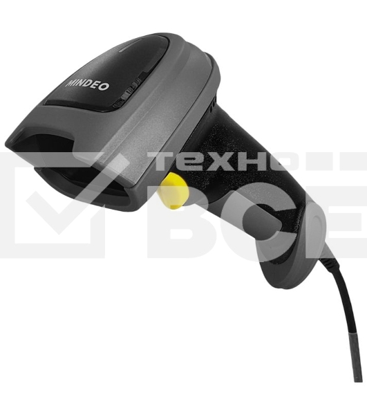 Сканер штрих-кода ручной Mindeo MD7919 Multiscan 2D Imager, проводной, USB, RS232, чёрный/серый