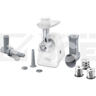 Мясорубка Bosch MFW2517W 1500 Вт, 1.7 кг/мин, белый