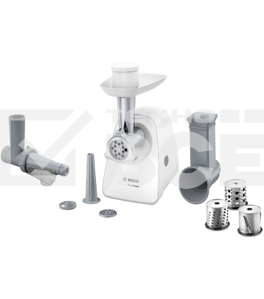 Мясорубка Bosch MFW2517W 1500 Вт, 1.7 кг/мин, белый