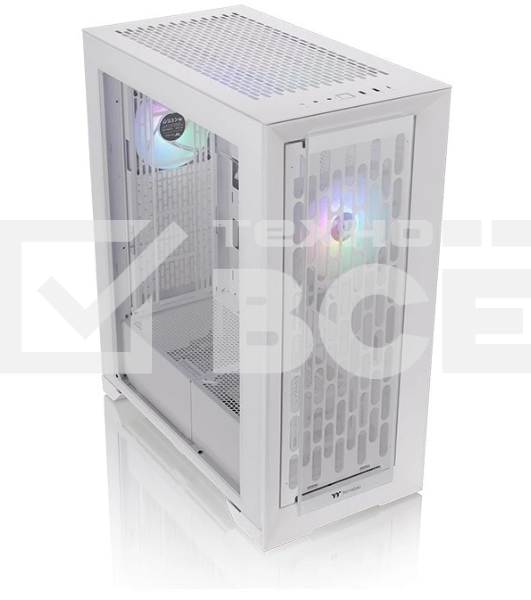 Компьютерный корпус Thermaltake CTE T500 TG ARGb белый без БП ATX 3x140мм 2xUSB 3.0 1xUSB3.1 audio bott PSU