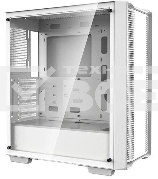 Компьютерный корпус без блока питания Deepcool CC560 WH Limited, Midi-Tower, TG, no fans, 1xUSB-A 3.0, 1xUSB 2.0, ATX, mATX, mITX белый