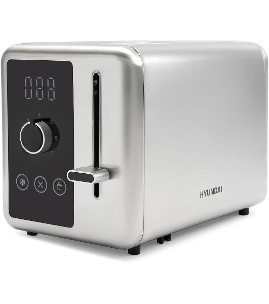 Тостер Hyundai HYT-3305 800Вт черный/серебристый