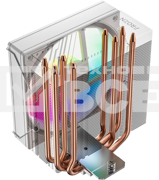 Кулер для процессора ID-Cooling FROZN A410 SE ARGb белый 180W/ Intel 1700, 12*, 115*, AMD AM5, AM4/ Screws