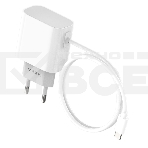 Сетевое зарядное устройство Maxvi CHL-240T 2.4A, with Type-C cable, белый, фото5