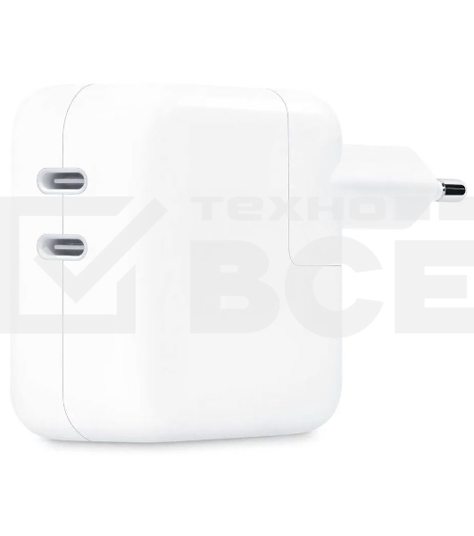 Сетевое зарядное устройство Apple 35W Dual USB-C Power Adapter