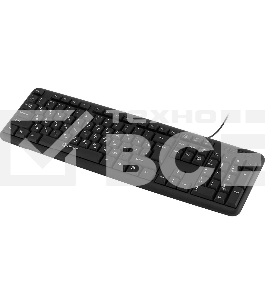 Клавиатура проводная Oklick 180M черный USB