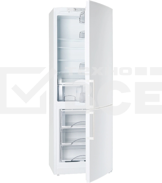 Холодильник Atlant 6224-101 белый двухкамерный 275/100л морозилка сбоку