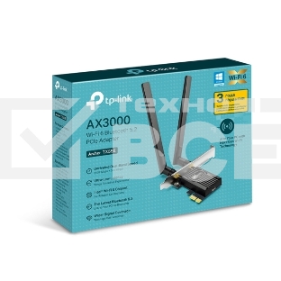Адаптер PCI Express TP-Link Archer TX55E AX3000 Wi-Fi 6 Bluetooth 5.2