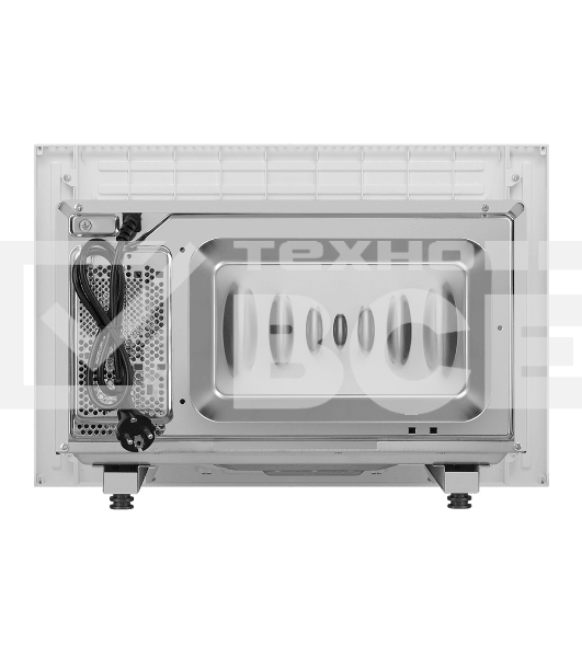 Микроволновая печь встраиваемая Maunfeld JBMO820GW01 белый, 20 л, 1080 Вт, переключатели - сенсор/поворотный механизм