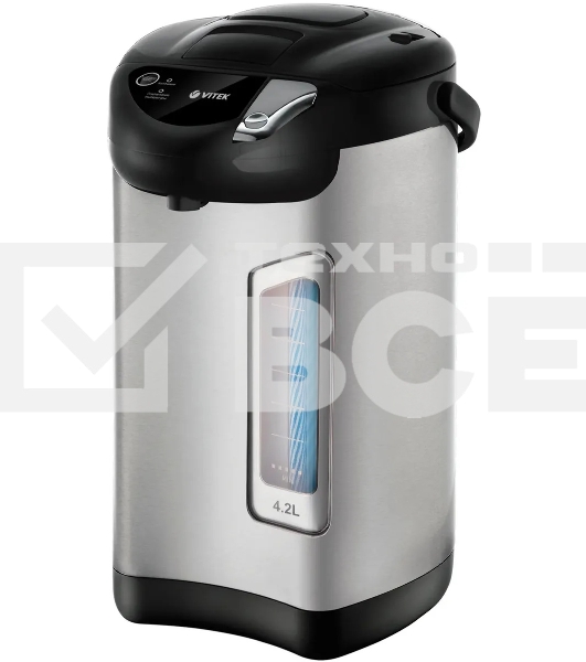 Термочайник Vitek Midnight VT-1199 (MC) серебро/черный
