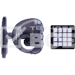 Пылесос Hyundai HYV-C3955 фиолетовый/черный 380/2220Вт, уборка сухая, пылесборник контейнер 1.5 л, фото8