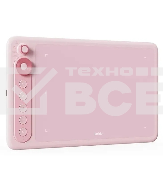 Графический планшет Parblo Intangbo X7 USB Type-C розовый