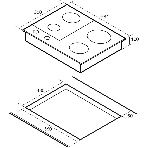 Комбинированная варочная панель HIBERG VM 6021 B независимая, черный, фото7