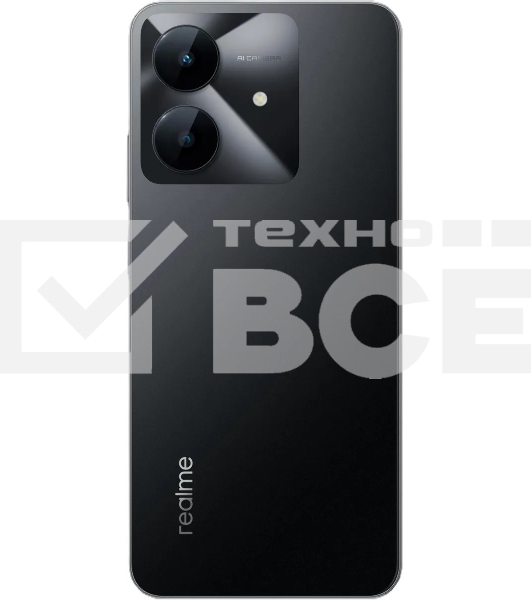 Смартфон Realme Note 60х, 3/64Gb, черный