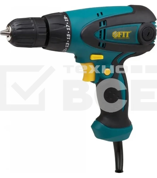 Дрель-шуруповерт Fit ES-280, Сетевая, 280 Вт