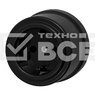 Розетка Bironi B1-101-23 1-м ОП Лизетта 16А IP20 ретро с заземлением ABS-пластик черный