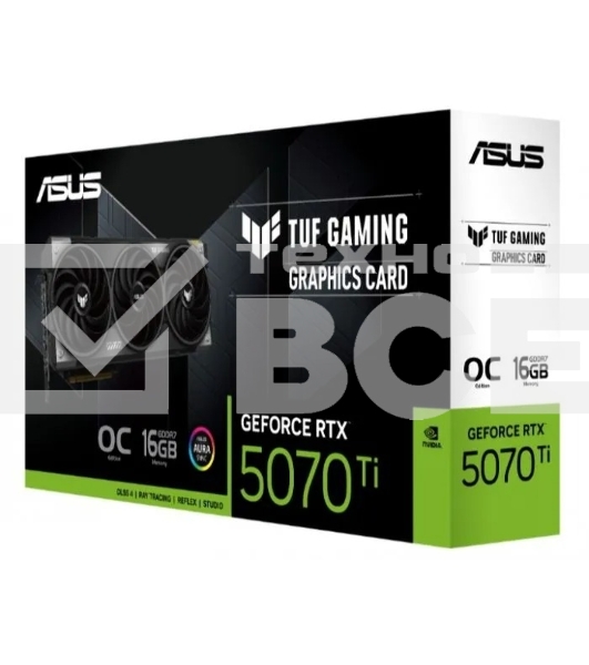 Видеокарта ASUS TUF-RTX5070TI-O16G-GAMING RTX 5070TI ,HDMI*2,DP*3,16G,D7
