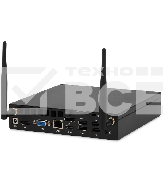 Неттоп IRU 310H6ITF i5 12400 (2.5) 16Gb SSD512Gb UHDG 730 Windows 11 Professional GbitEth BT черный (2031374)