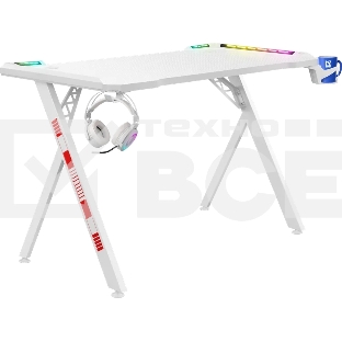 Стол игровой Defender FOTON RGB WHITE