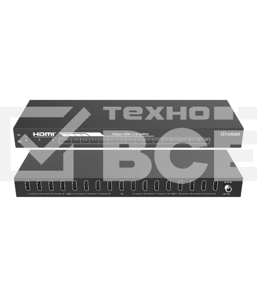 Усилитель - распределитель Infobit iSwitch 1016 1х16 HDMI 4K60