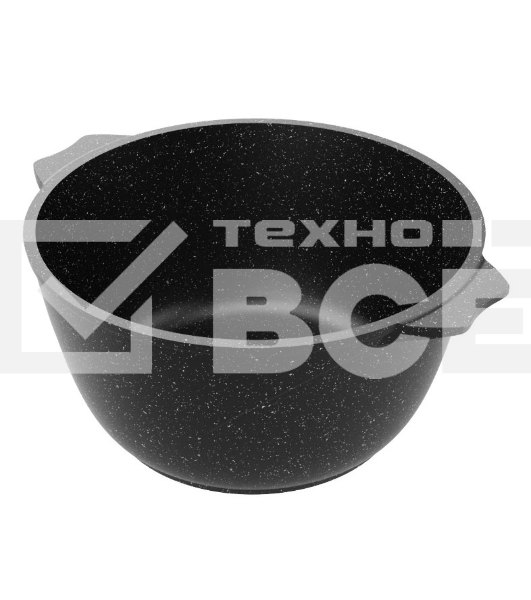 Кастрюля Гранит черный 2 л АП 42802