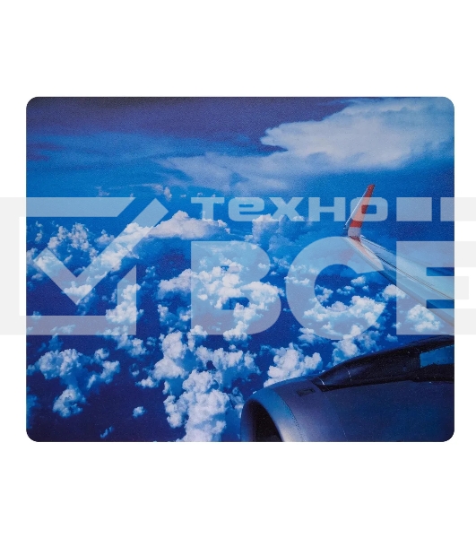 Коврик для мыши Buro BU-R51748 рисунок/самолет