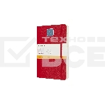Блокнот Moleskine CLASSIC SOFT EXPENDED QP616EXPF2 Large 130х210мм, 400 страниц, линейка, мягкая обложка, красный, фото 1