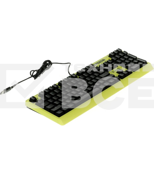 Клавиатура проводная A4Tech Bloody B810RC Punk USB желтый/черный