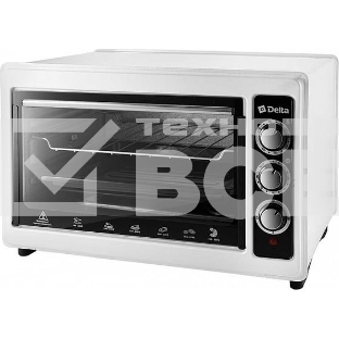 Мини-печь Delta D-0123 белая с тэном повыш мощности,1300 Вт, 37 л