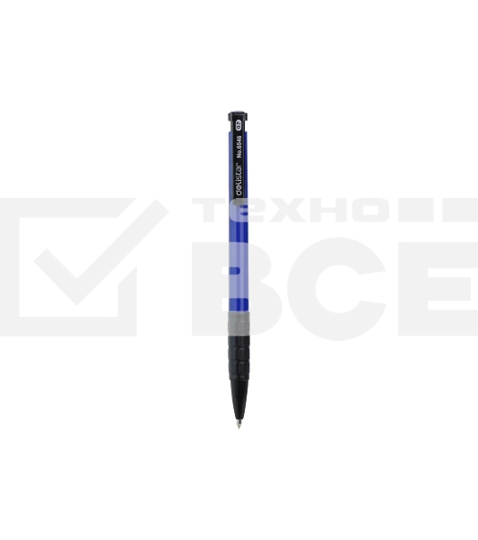 Ручка шариковая автоматическая Deli 6546blue ассорти, d=0.7мм, синие чернила, резиновая манжета