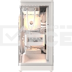 Компьютерный корпус Formula V Line Crystal U9 PA White, ATX, TYPE-C*1, USB3.0*2, Curved Glass, SIDE 3x PERFORMANCE ARGB, REAR 1x PERFORMANCE ARGB, фото7