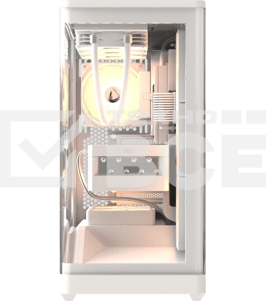 Компьютерный корпус Formula V Line Crystal U9 PA White, ATX, TYPE-C*1, USB3.0*2, Curved Glass, SIDE 3x PERFORMANCE ARGB, REAR 1x PERFORMANCE ARGB