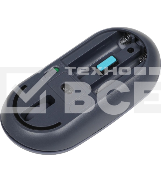 Мышь беспроводная A4Tech Fstyler FG20 пепельный/синий, 2000 dpi, радиоканал, USB, кнопки - 4