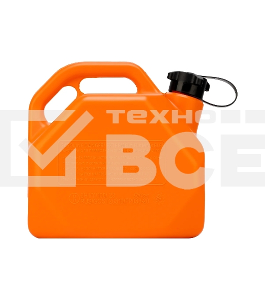 Канистра для ГСМ Stels пластиковая, со скошенными углами, 5 литров