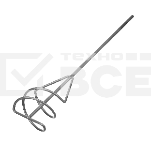 Миксер Сибртех для строительных смесей, 100х9х450 мм, шестигранный хвостовик