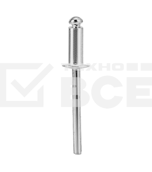 Заклепки алюминиевые Denzel, 3/16'-1/2', 5 х 12 мм, 50 шт.