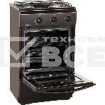 Плита газовая Flama CG 3202 B коричневый, конфорок 2 шт, духовка 30 л, 50 см x 85 см x 35 см, фото3