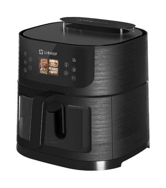 Аэрогриль Libhof AFP-08 черный, 1800 Вт, 8 л, сенсор, 24 программы