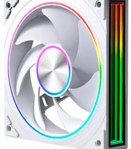 Вентилятор для корпуса Eurocase EU-FN120ARGB_8+18 KIT WH C120XH White / Fan KIT 3 IN 1,3*120 ARGB fans 4pin PWM+AURA 5V3pin female and male connector