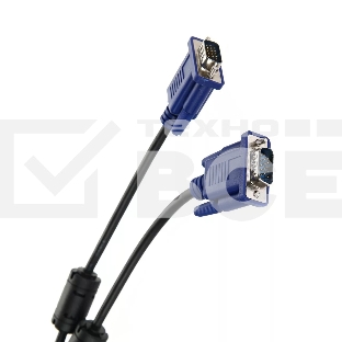 Кабель соединительный SVGA (15M/M) 3m 2 фильтра TV-COM <QCG120H-3M>