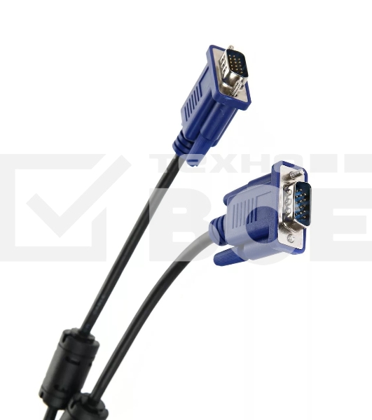 Кабель соединительный SVGA (15M/M) 3m 2 фильтра TV-COM <QCG120H-3M>