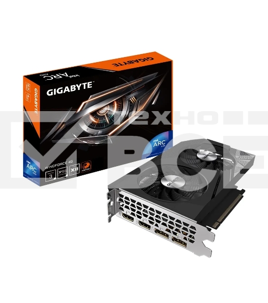 Видеокарта Gigabyte GV-IA310WF2-4GD INTEL ARC A310 4Gb 64bit GDDR6 2000/15500 HDMIx2 DPx2 HDCP Ret