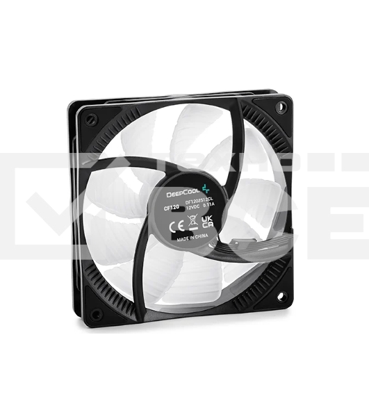 Вентилятор для корпуса DEEPCOOL CF120 черный, 120 мм, 1500 об/мин, 27 дБ, 4 pin