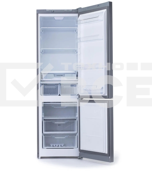 Холодильник Indesit DS 4200 G серебристый двухкамерный 252/87л морозилка снизу