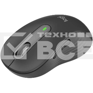 Мышь беспроводная Logitech Signature M650 L черный, 4000 dpi, радиоканал, Bluetooth, USB, кнопки - 5