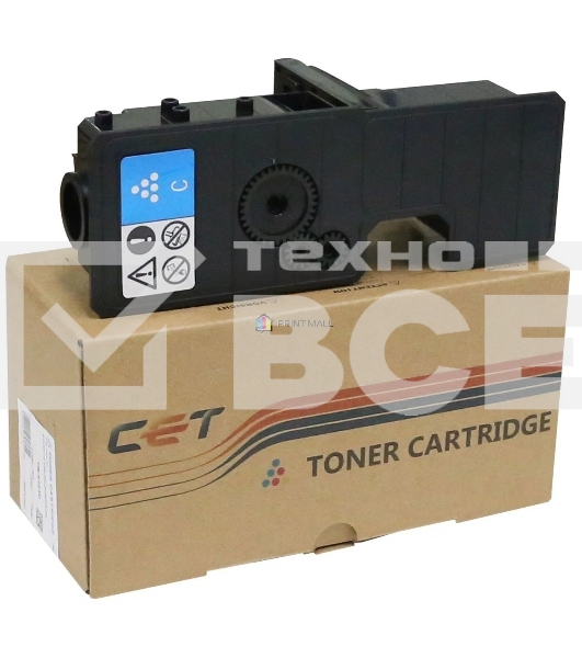 Картридж лазерный CET PK208) TK-5220C (CET141134) Cyan (18 г, 1200 стр.) для KYOCERA ECOSYS P5021cdn/M5521cdn